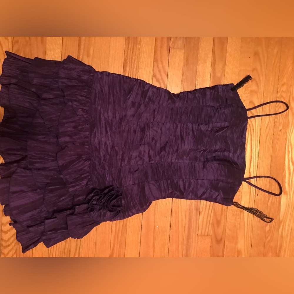 new with tag Laura purple dress size 2